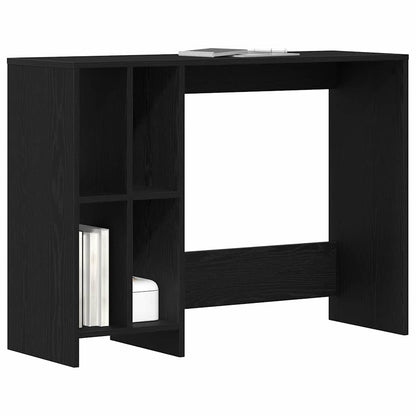 Desk Black Oak Engineered Wood 102.5 x 35 x 75 cm