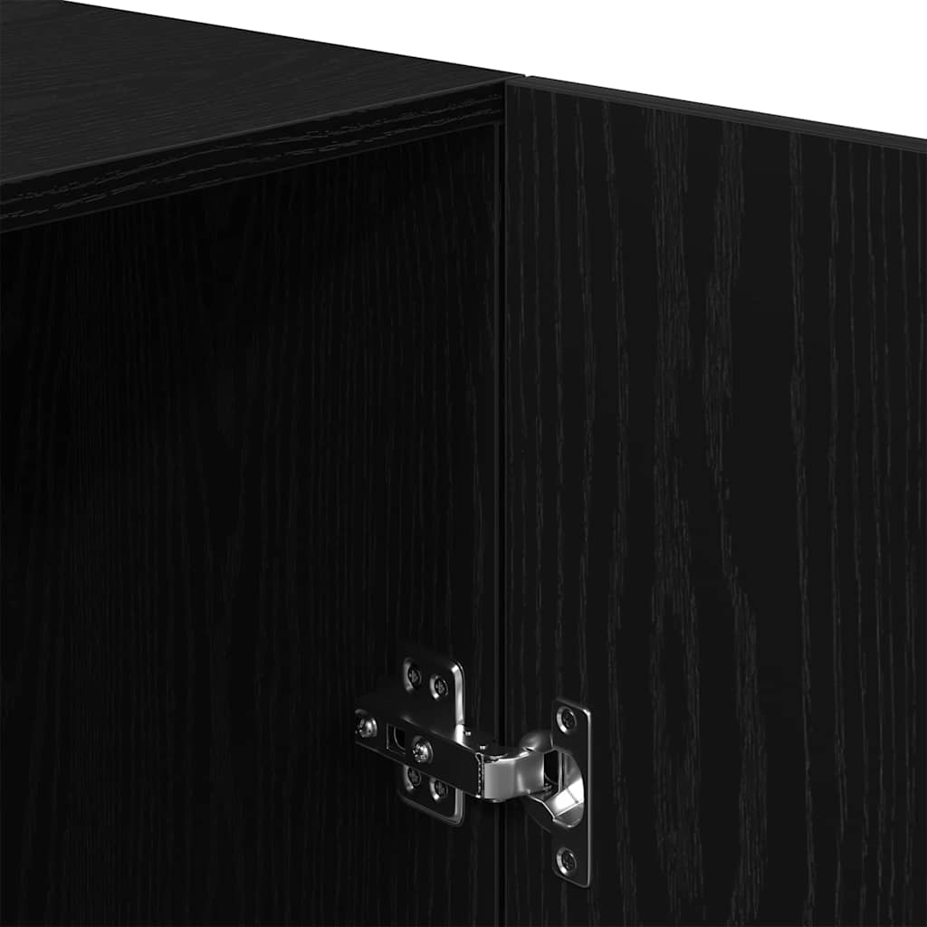 Washing Machine Cabinet Black Oak 70.5 x 71.5 x 91.5 cm