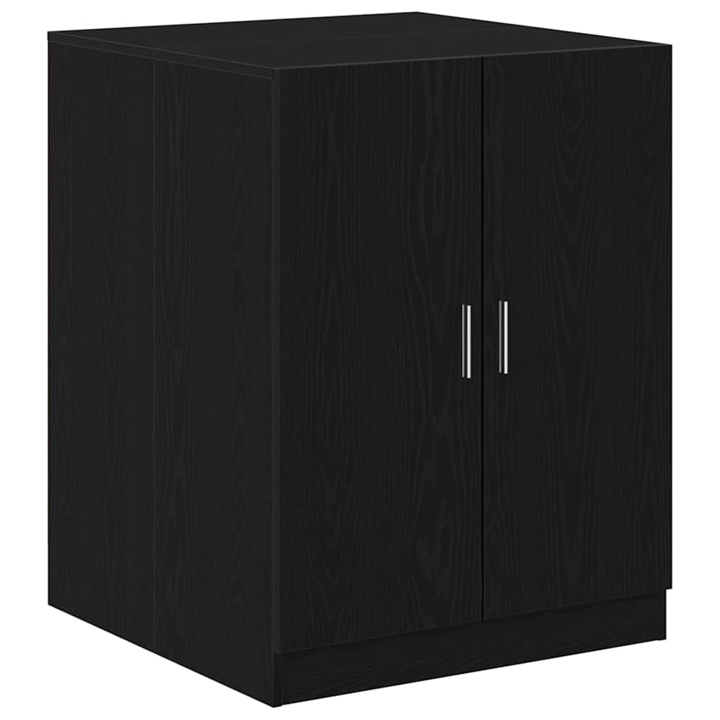 Washing Machine Cabinet Black Oak 70.5 x 71.5 x 91.5 cm