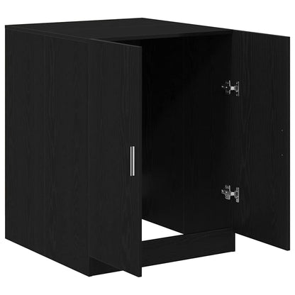 Washing Machine Cabinet Black Oak 70.5 x 71.5 x 91.5 cm