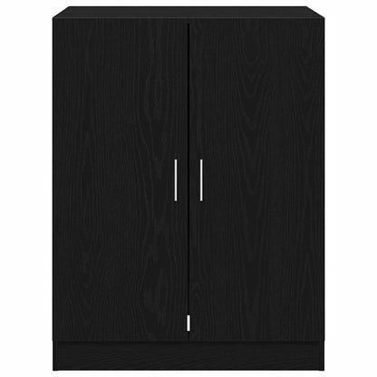 Washing Machine Cabinet Black Oak 70.5 x 71.5 x 91.5 cm