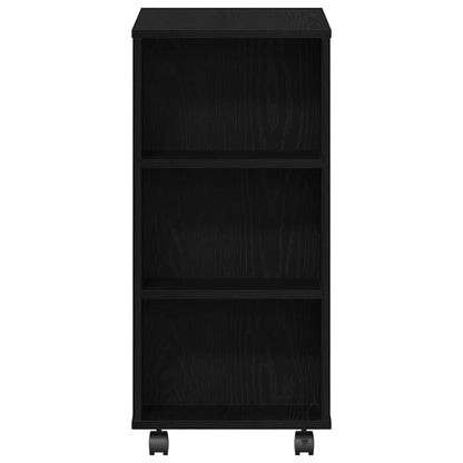 Storage Cabinet 60 x 35 x 75 cm Engineered Wood Black Oak