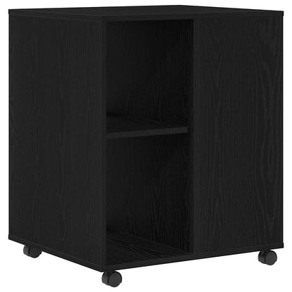 Storage Cabinet 60 x 53 x 72.5 cm Engineered Wood Black Oak