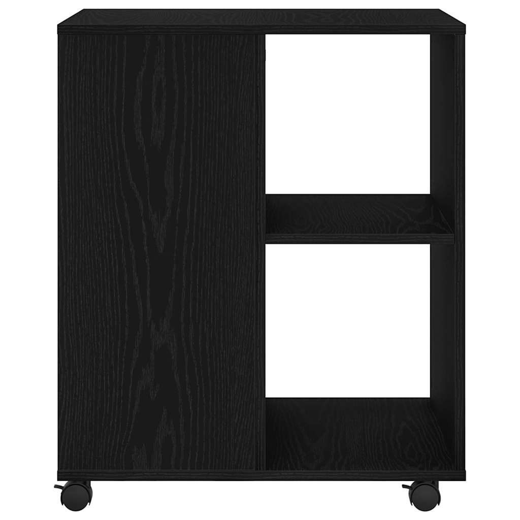 Storage Cabinet 60 x 53 x 72.5 cm Engineered Wood Black Oak
