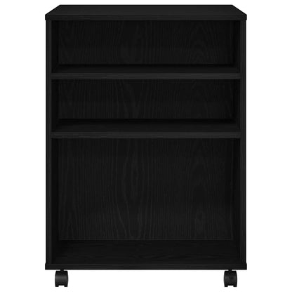 Storage Cabinet 60 x 53 x 72.5 cm Engineered Wood Black Oak