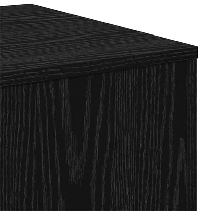 Nesting Table 3 pcs Black Oak 45 x 45 x 45 cm Engineered Wood
