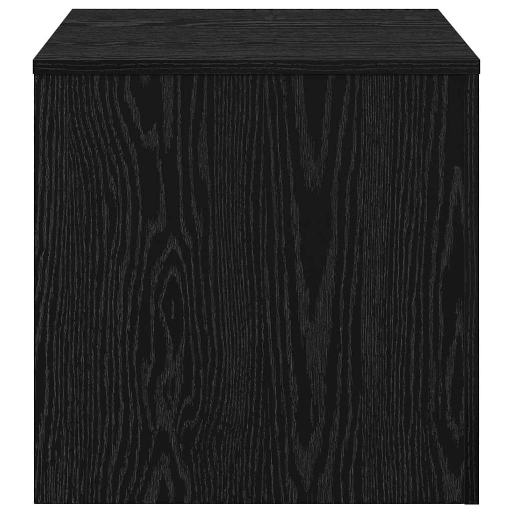 Nesting Table 3 pcs Black Oak 45 x 45 x 45 cm Engineered Wood