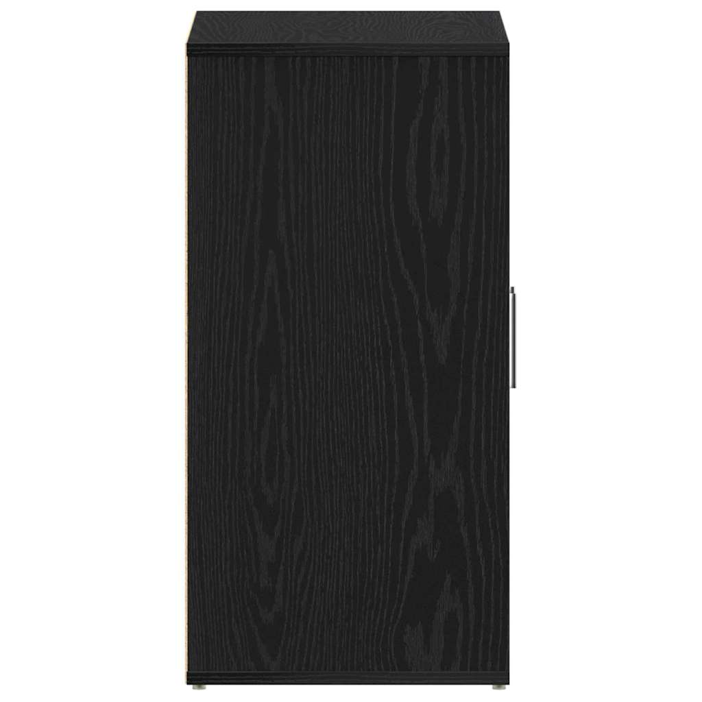 Shoe Cabinet 60 x 35 x 70 cm Engineered Wood Black Oak