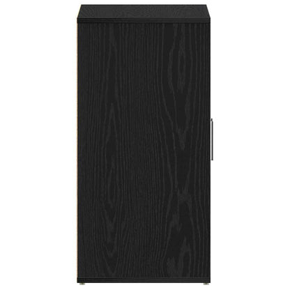 Shoe Cabinet 60 x 35 x 70 cm Engineered Wood Black Oak
