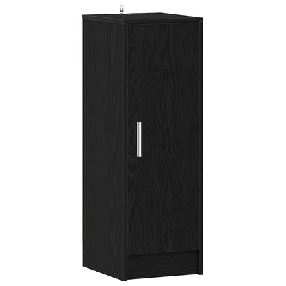 Shoe Cabinet 32 x 35 x 92 cm Engineered Wood Black Oak