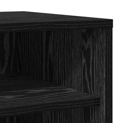 Shoe Cabinet 32 x 35 x 70 cm Engineered Wood Black Oak