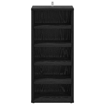 Shoe Cabinet 32 x 35 x 70 cm Engineered Wood Black Oak