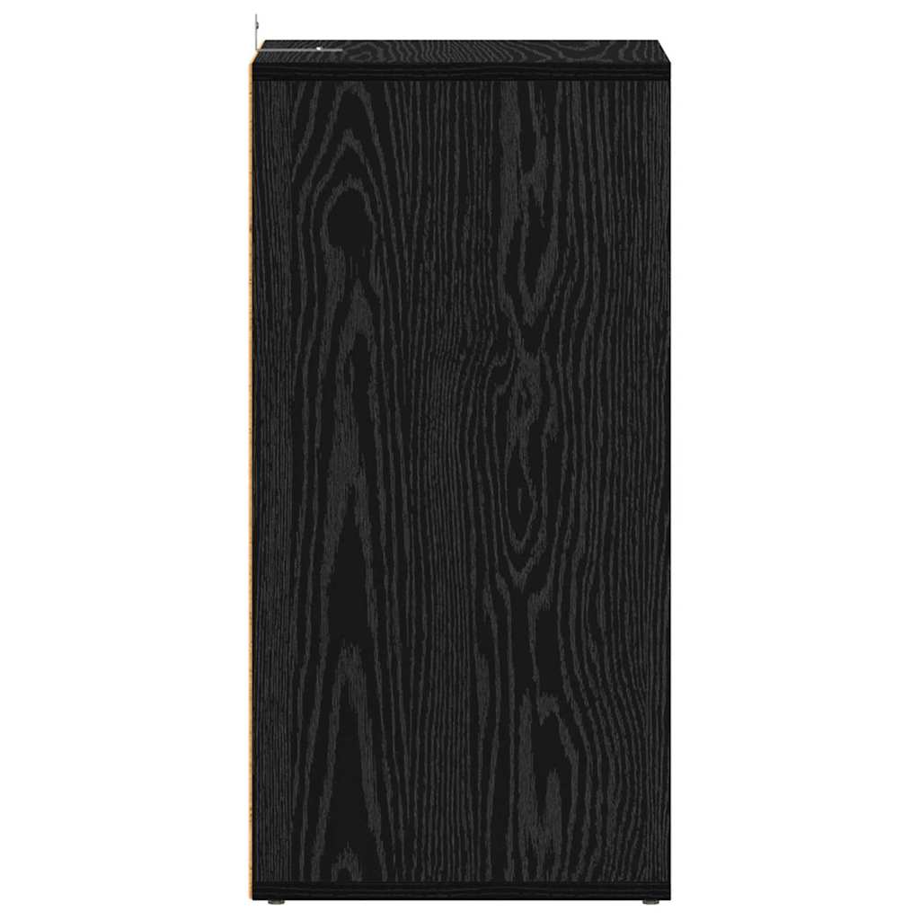 Shoe Cabinet 32 x 35 x 70 cm Engineered Wood Black Oak