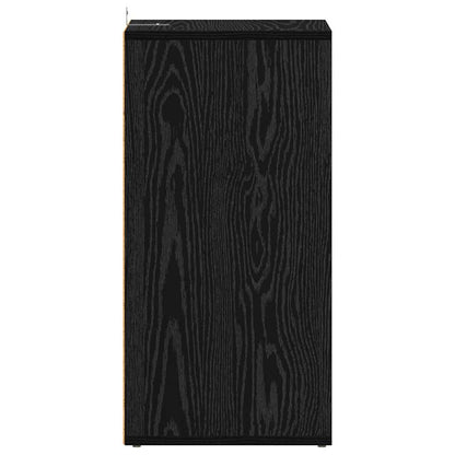 Shoe Cabinet 32 x 35 x 70 cm Engineered Wood Black Oak