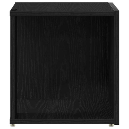 Corner Shelves 33 x 33 x 34.5 cm Engineered Wood Black Oak