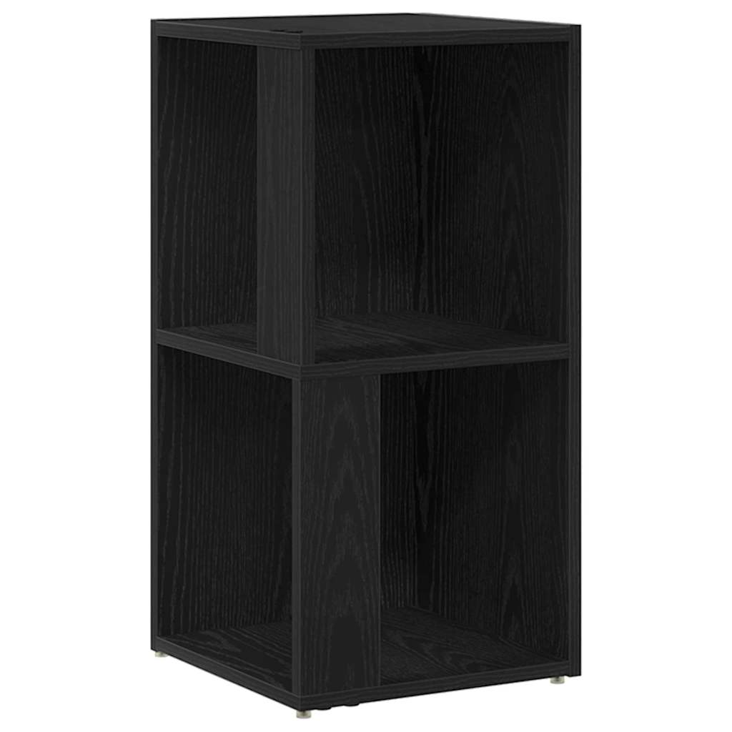 Corner Shelves Black Oak 33 x 33 x 67 cm Engineered Wood