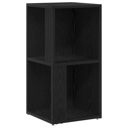 Corner Shelves Black Oak 33 x 33 x 67 cm Engineered Wood