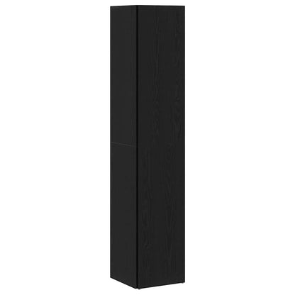 Corner Shelves 33 x 33 x 164.5 cm Engineered Wood Black Oak