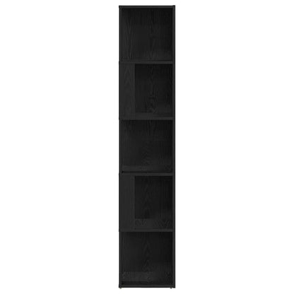 Corner Shelves 33 x 33 x 164.5 cm Engineered Wood Black Oak