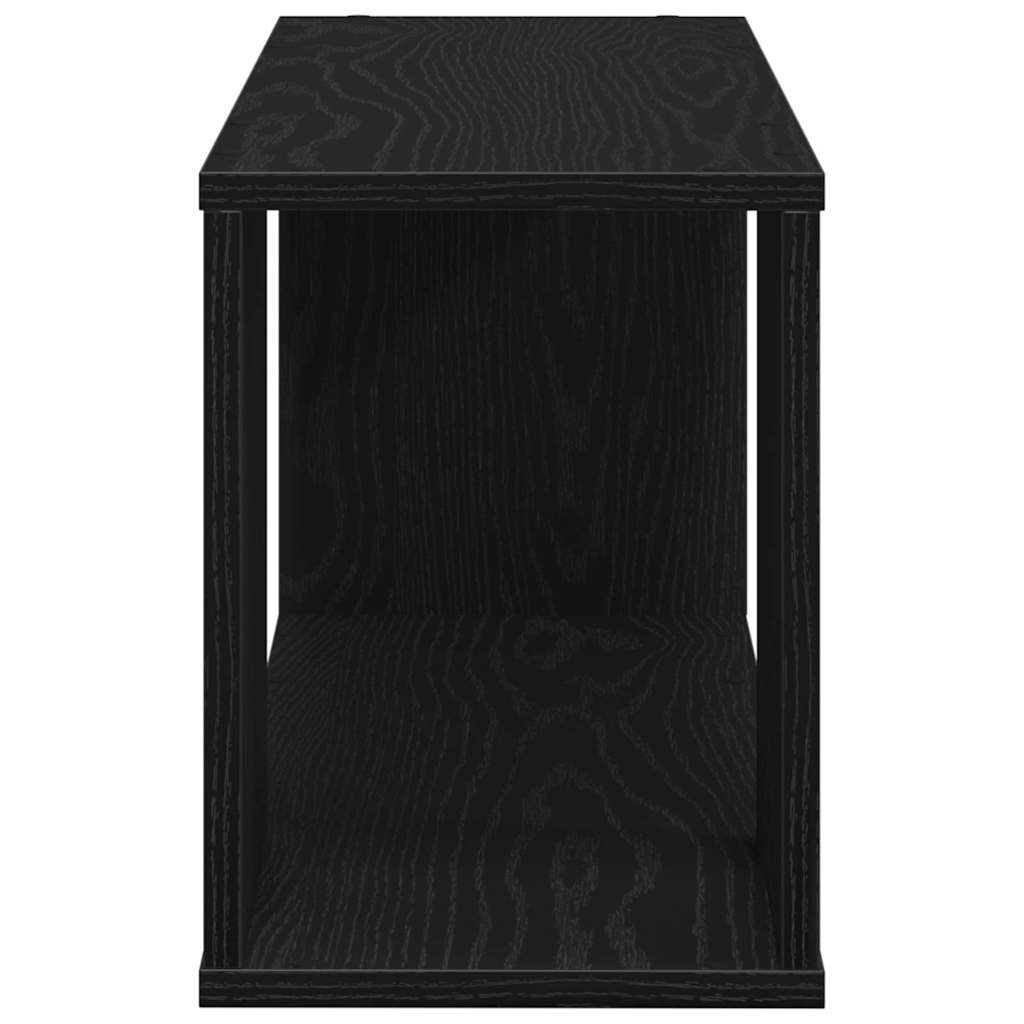 TV Cabinet Set Black Oak 80 x 24 x 32 cm Engineered Wood