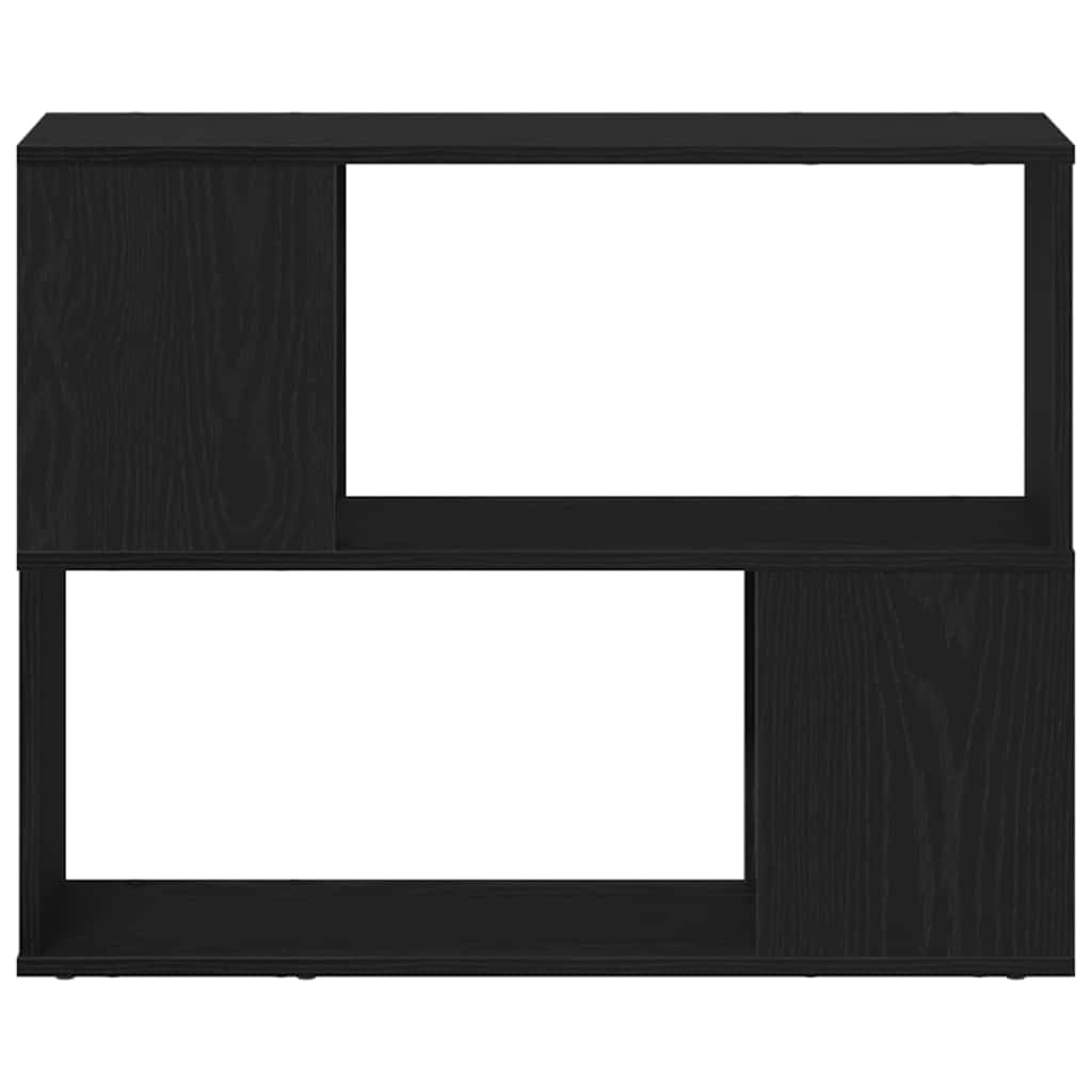 TV Cabinet Set 80 x 24 x 63 cm Black Oak Engineered Wood