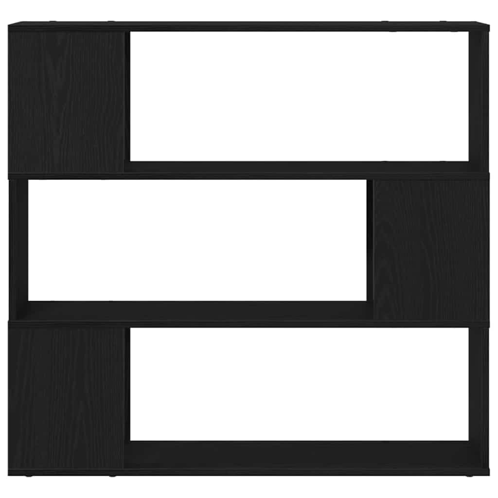 TV Cabinet Set 100 x 24 x 94 cm Black Oak Engineered Wood