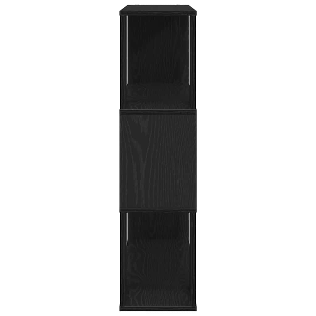 TV Cabinet Set 100 x 24 x 94 cm Black Oak Engineered Wood