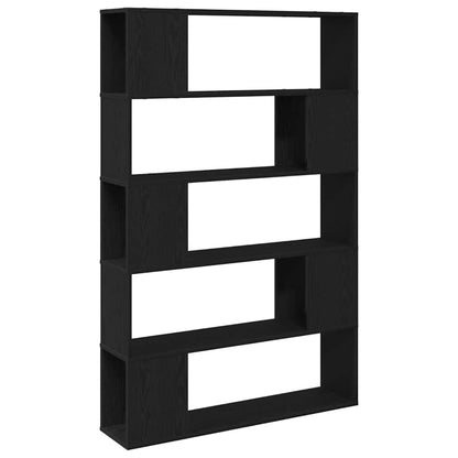 TV Cabinet Set 100 x 24 x 155 cm Black Oak Engineered Wood