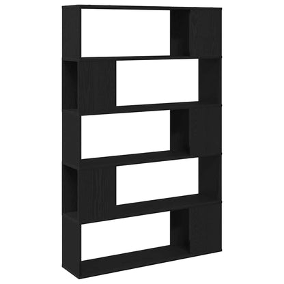 TV Cabinet Set 100 x 24 x 155 cm Black Oak Engineered Wood