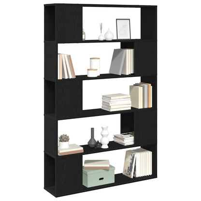 TV Cabinet Set 100 x 24 x 155 cm Black Oak Engineered Wood