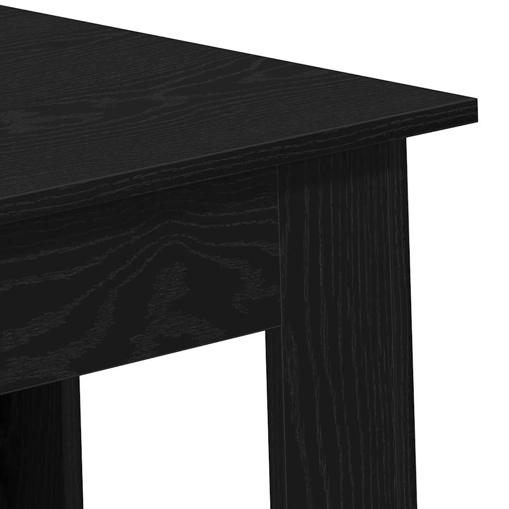 Bar Table 102 x 50 x 103.5 cm Engineered Wood Black Oak