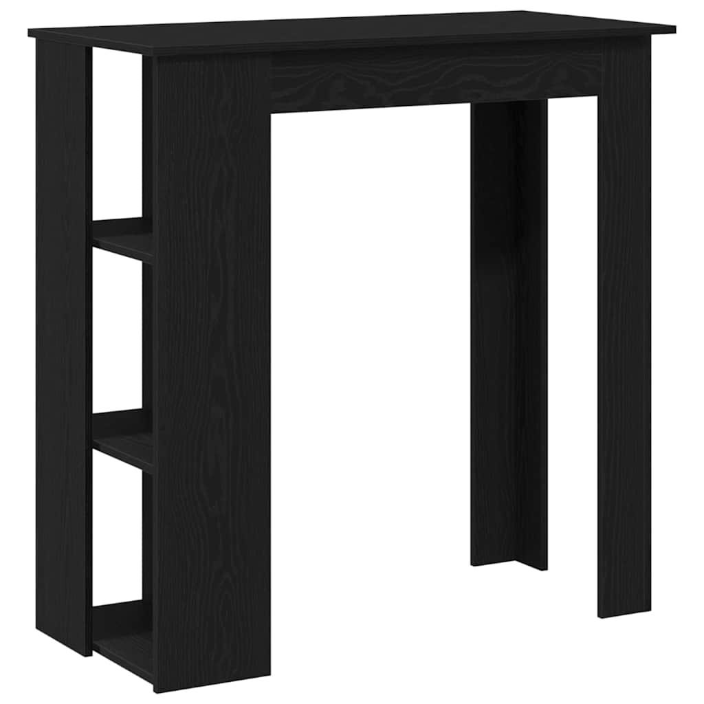 Bar Table 102 x 50 x 103.5 cm Engineered Wood Black Oak