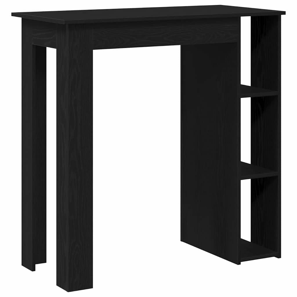 Bar Table 102 x 50 x 103.5 cm Engineered Wood Black Oak