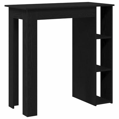 Bar Table 102 x 50 x 103.5 cm Engineered Wood Black Oak
