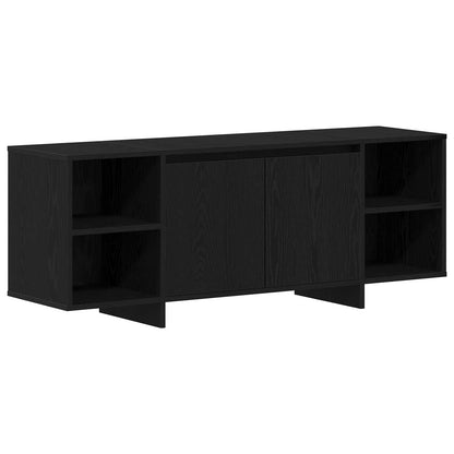 TV Cabinet 130 x 35 x 50 cm Black Oak Engineered Wood