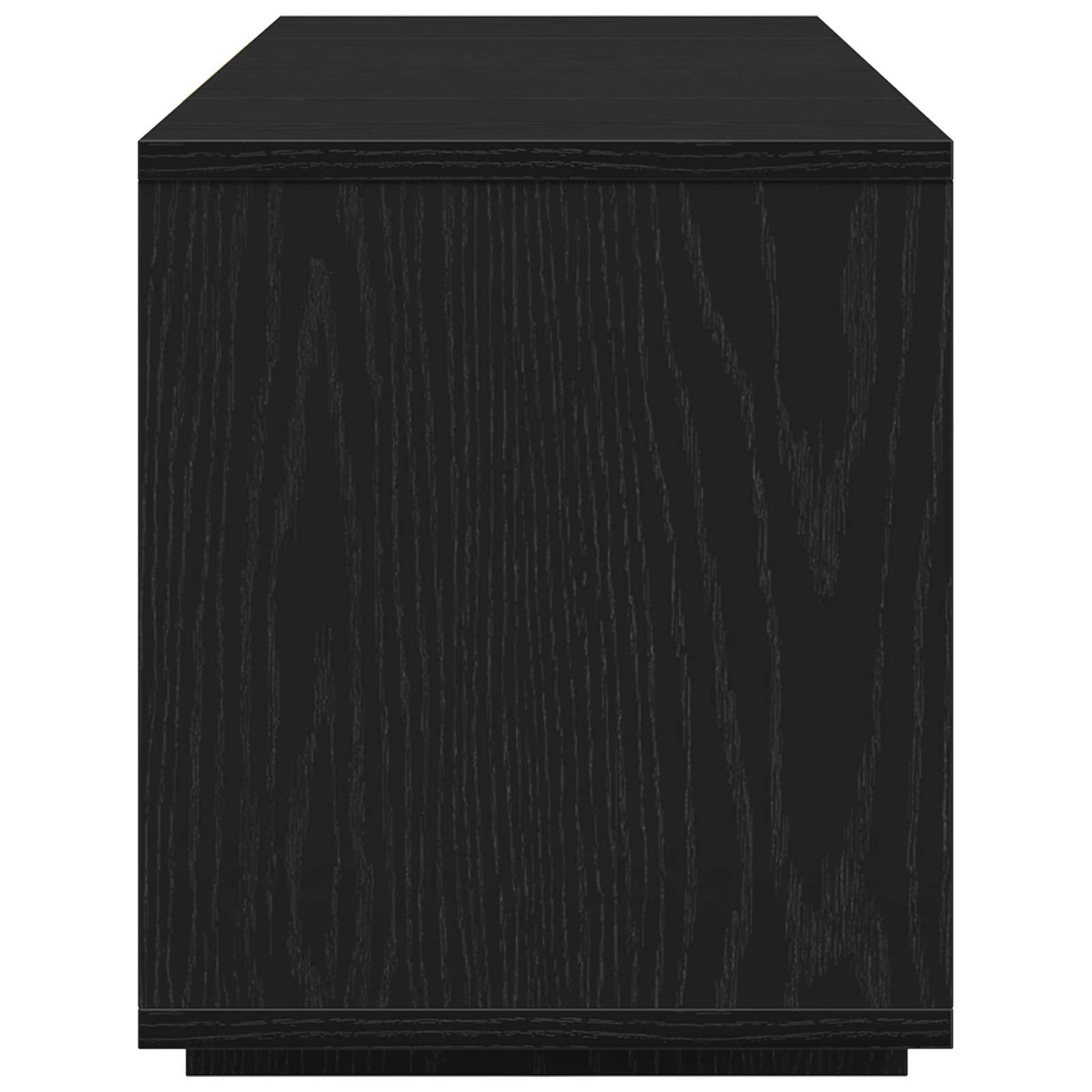 TV Cabinet 130 x 35 x 50 cm Black Oak Engineered Wood