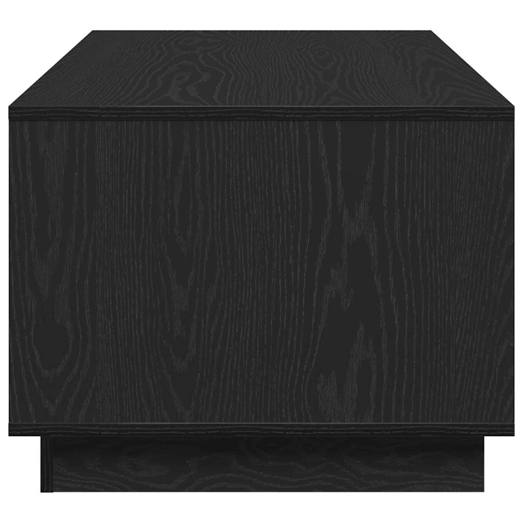 Coffee Table Black Oak 102 x 55 x 43 cm Engineered Wood