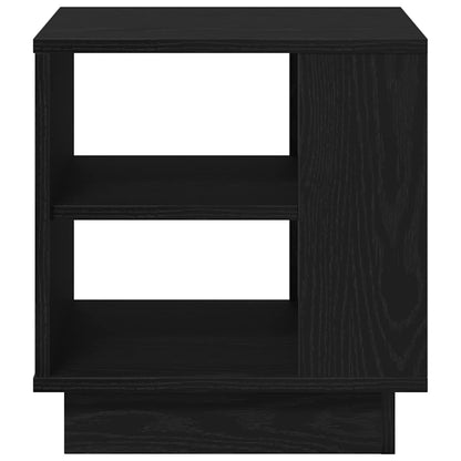 Coffee Table Black Oak 40 x 40 x 43 cm Engineered Wood