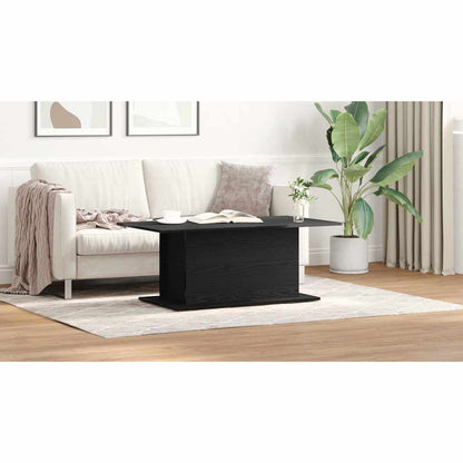 Coffee Table Black Oak 102 x 55.5 x 40 cm Engineered Wood