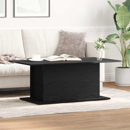 Coffee Table Black Oak 102 x 55.5 x 40 cm Engineered Wood