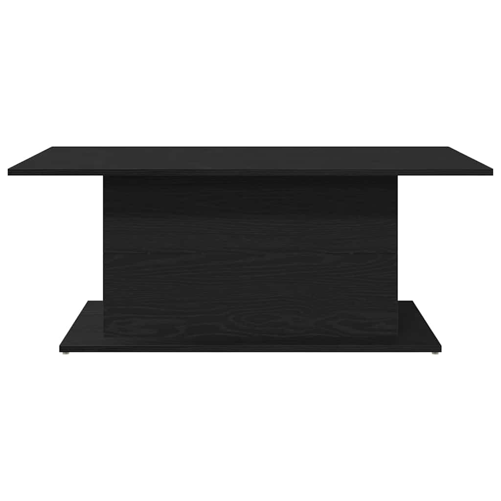Coffee Table Black Oak 102 x 55.5 x 40 cm Engineered Wood