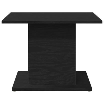 Coffee Table Black Oak 55.5 x 55.5 x 40 cm Engineered Wood