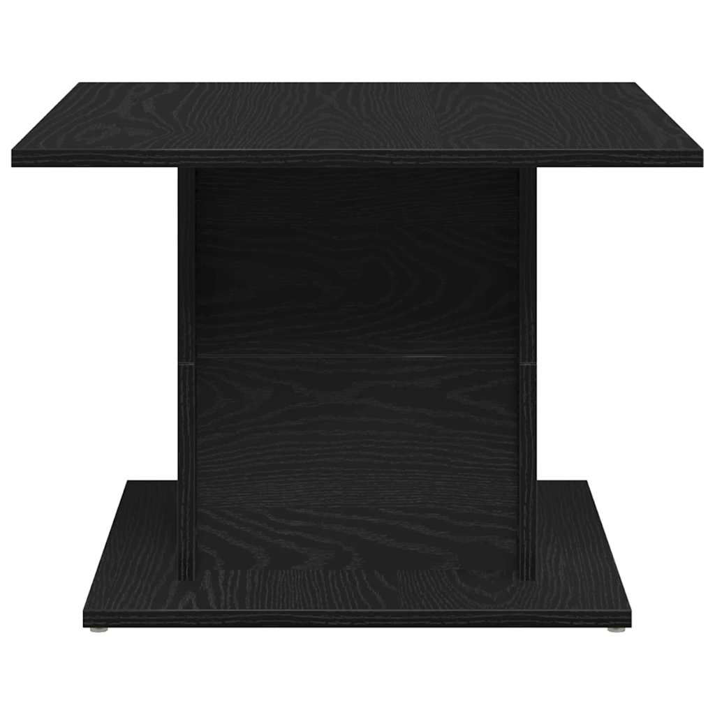 Coffee Table Black Oak 55.5 x 55.5 x 40 cm Engineered Wood