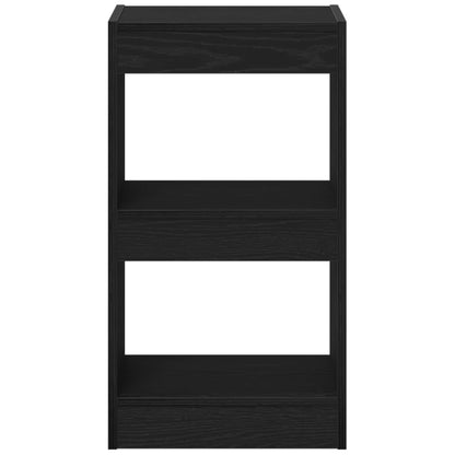 Book Cabinet Black Oak 40 x 30 x 71.5 cm Engineered Wood