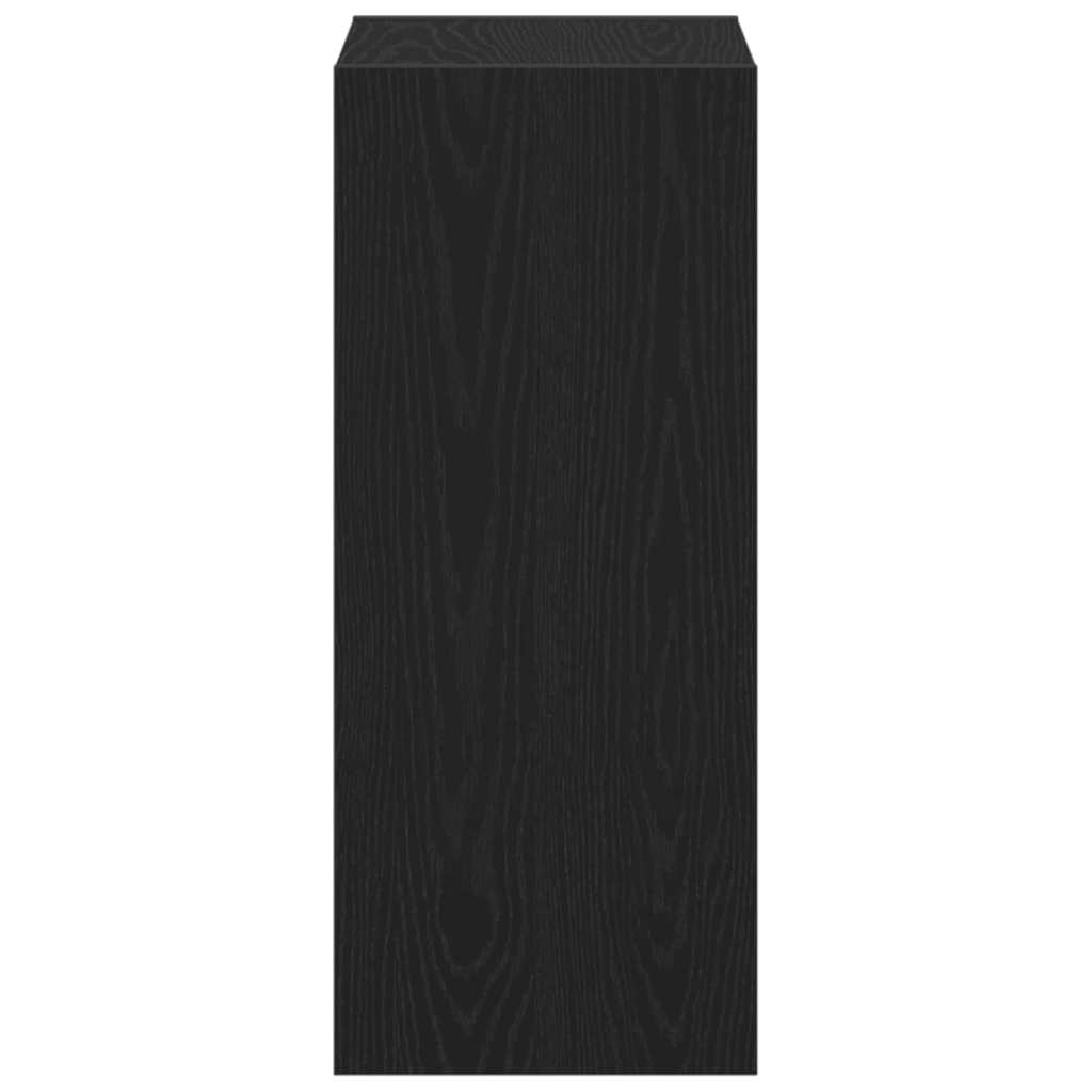 Book Cabinet Black Oak 40 x 30 x 71.5 cm Engineered Wood