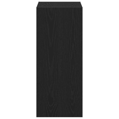Book Cabinet Black Oak 40 x 30 x 71.5 cm Engineered Wood