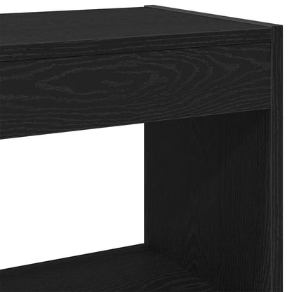Book Cabinet 2 pcs Black Oak 80 x 30 x 72 cm Engineered Wood