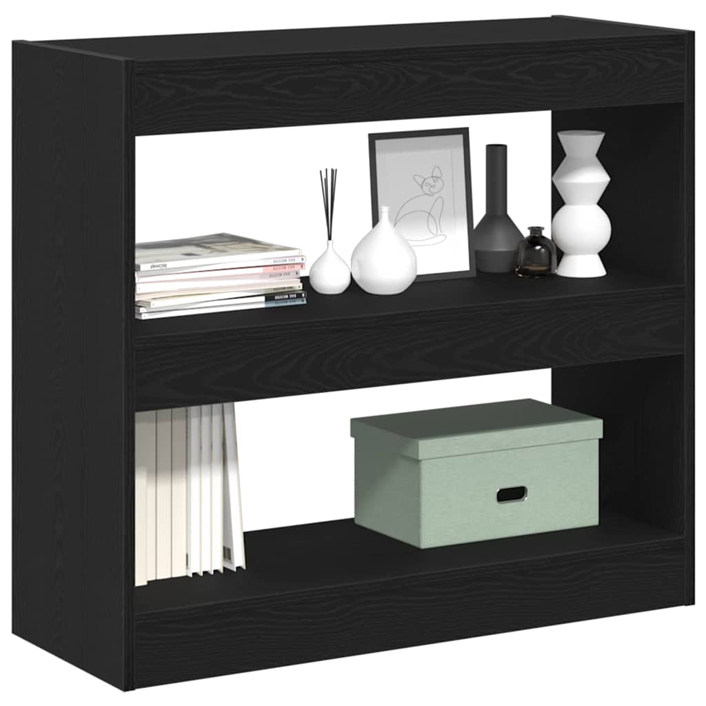 Book Cabinet 2-Tier 2 pcs 80 x 30 x 72 cm Engineered Wood