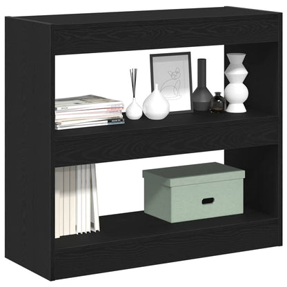 Book Cabinet 2-Tier 2 pcs 80 x 30 x 72 cm Engineered Wood