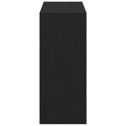 Book Cabinet 2 pcs Black Oak 80 x 30 x 72 cm Engineered Wood